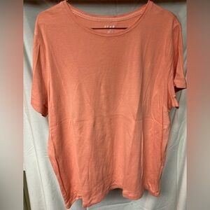 St. John's Bay Men's Short Sleeve Coral Tee